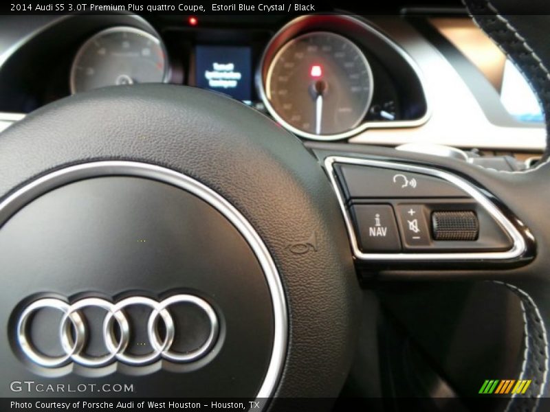 Estoril Blue Crystal / Black 2014 Audi S5 3.0T Premium Plus quattro Coupe
