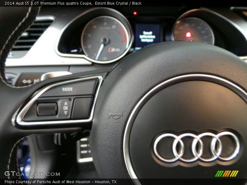 Estoril Blue Crystal / Black 2014 Audi S5 3.0T Premium Plus quattro Coupe