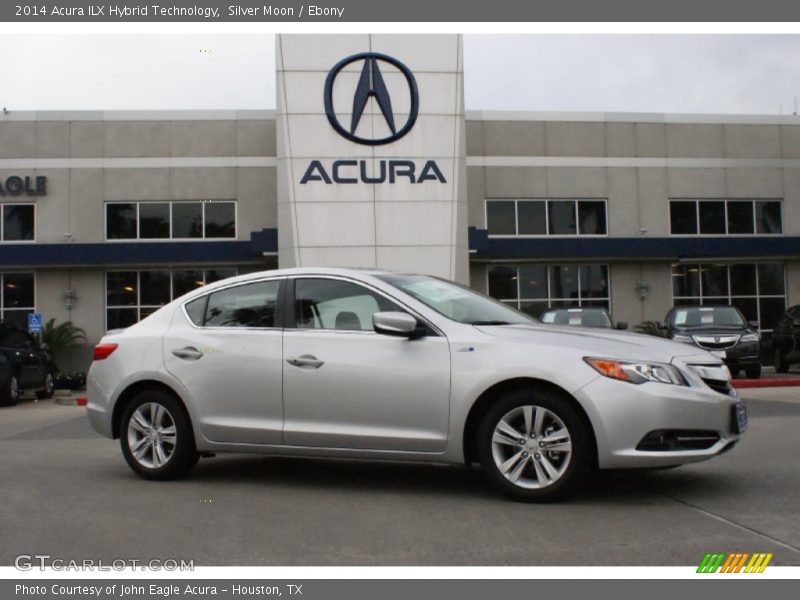 Silver Moon / Ebony 2014 Acura ILX Hybrid Technology