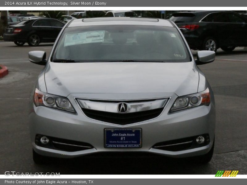 Silver Moon / Ebony 2014 Acura ILX Hybrid Technology
