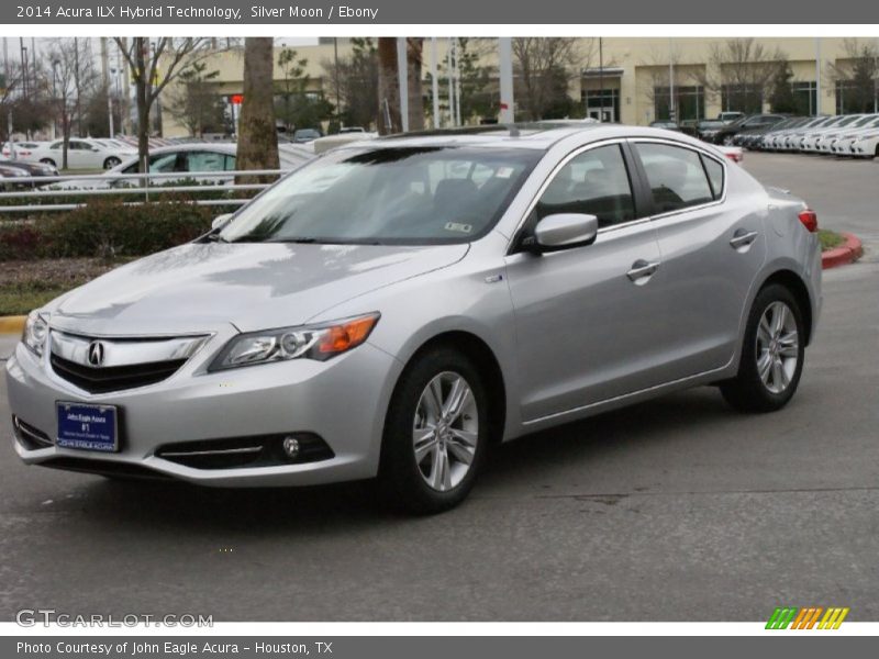 Silver Moon / Ebony 2014 Acura ILX Hybrid Technology