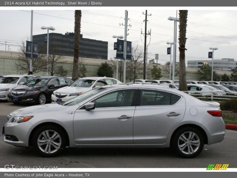 Silver Moon / Ebony 2014 Acura ILX Hybrid Technology