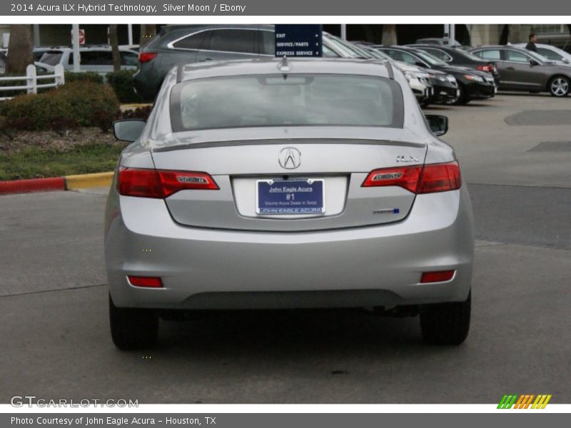 Silver Moon / Ebony 2014 Acura ILX Hybrid Technology