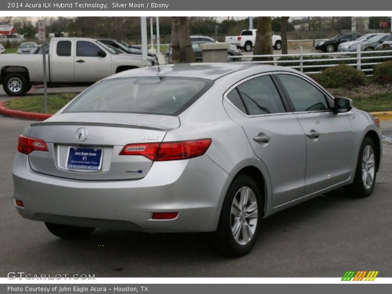 Silver Moon / Ebony 2014 Acura ILX Hybrid Technology