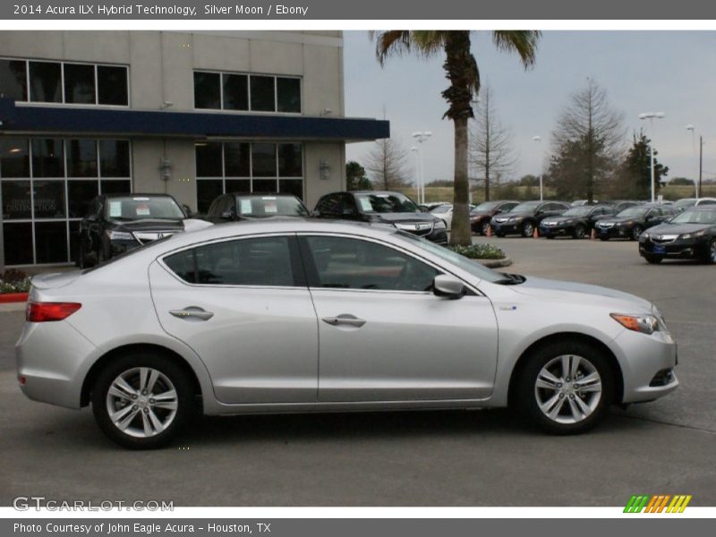 Silver Moon / Ebony 2014 Acura ILX Hybrid Technology