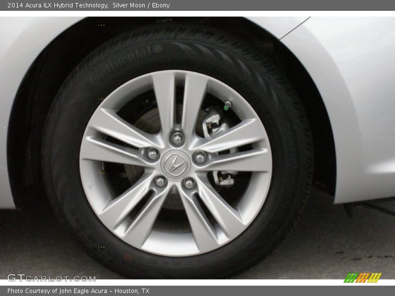 Silver Moon / Ebony 2014 Acura ILX Hybrid Technology