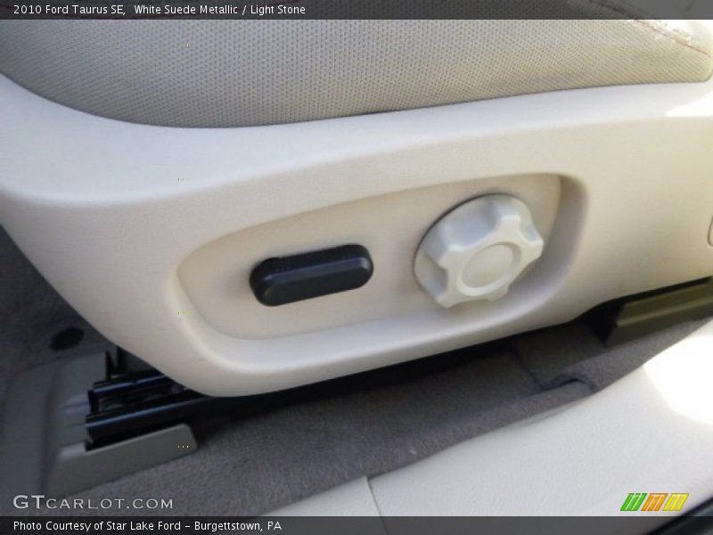 White Suede Metallic / Light Stone 2010 Ford Taurus SE