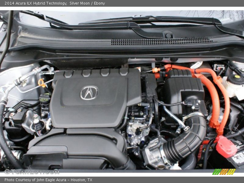 Silver Moon / Ebony 2014 Acura ILX Hybrid Technology