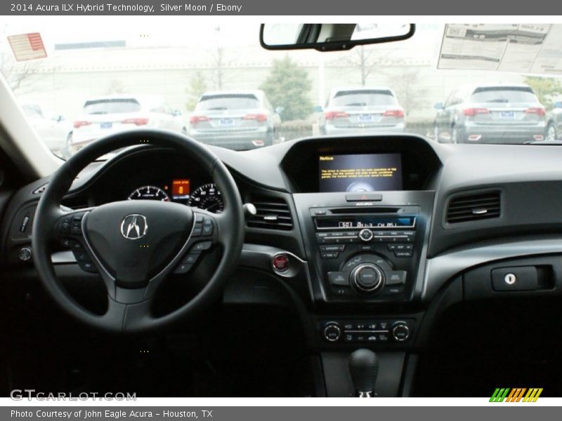 Silver Moon / Ebony 2014 Acura ILX Hybrid Technology