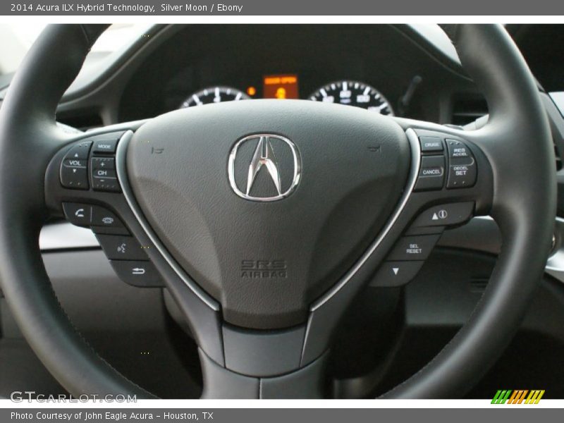 Silver Moon / Ebony 2014 Acura ILX Hybrid Technology