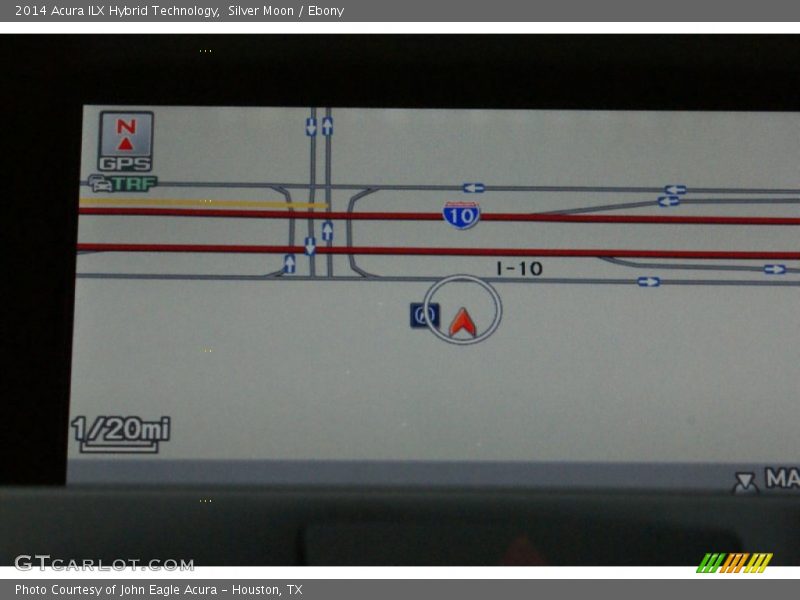 Silver Moon / Ebony 2014 Acura ILX Hybrid Technology