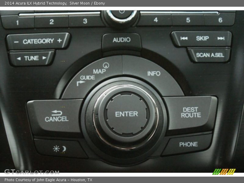 Silver Moon / Ebony 2014 Acura ILX Hybrid Technology