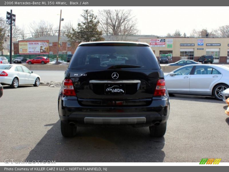 Black / Ash 2006 Mercedes-Benz ML 350 4Matic