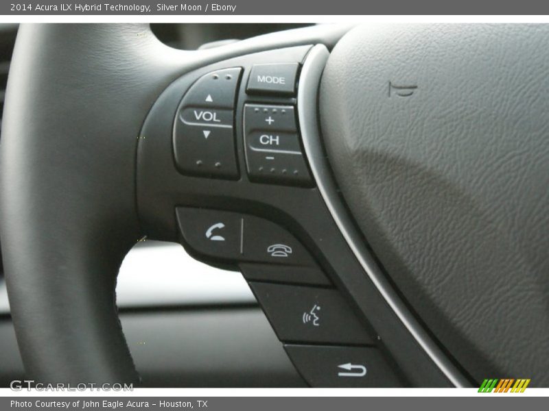 Silver Moon / Ebony 2014 Acura ILX Hybrid Technology