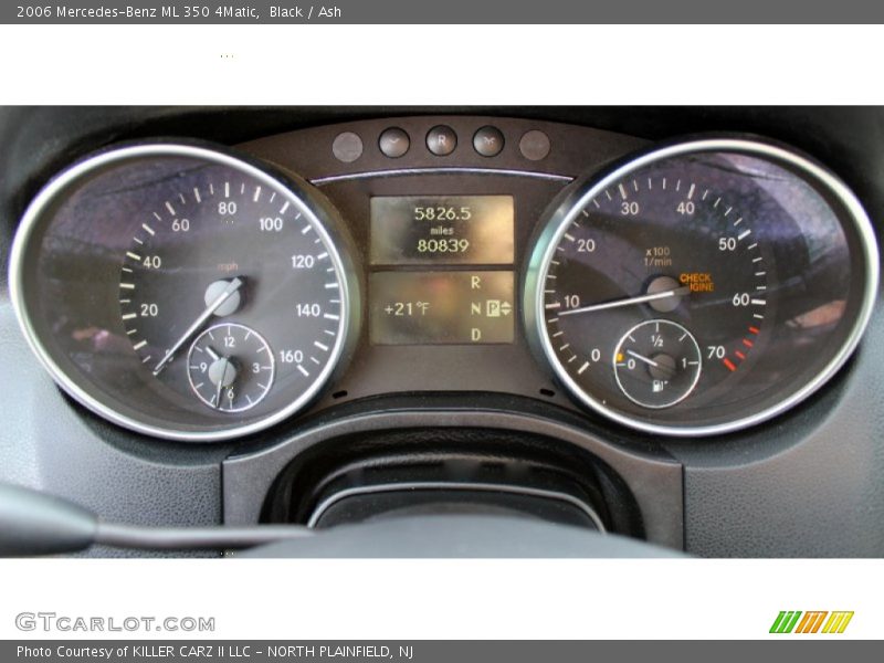 Black / Ash 2006 Mercedes-Benz ML 350 4Matic