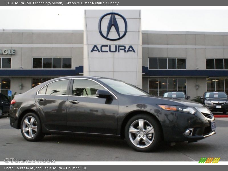 Graphite Luster Metallic / Ebony 2014 Acura TSX Technology Sedan