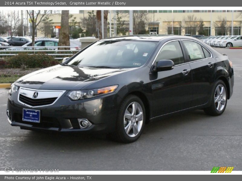 Graphite Luster Metallic / Ebony 2014 Acura TSX Technology Sedan