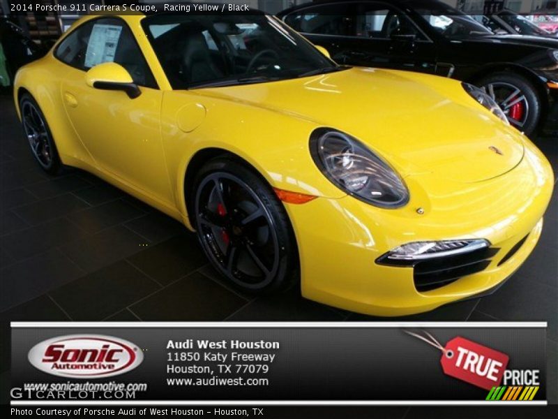 Racing Yellow / Black 2014 Porsche 911 Carrera S Coupe