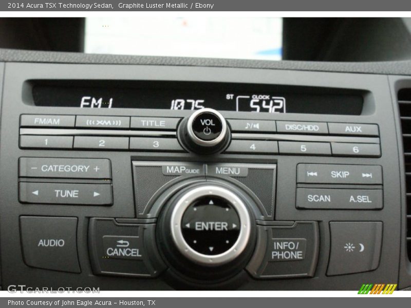 Graphite Luster Metallic / Ebony 2014 Acura TSX Technology Sedan