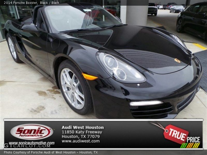 Black / Black 2014 Porsche Boxster