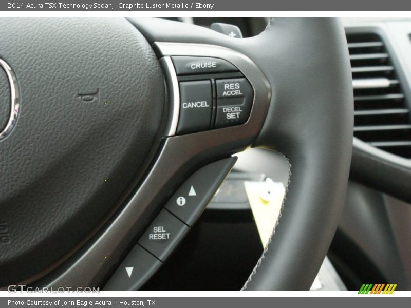 Graphite Luster Metallic / Ebony 2014 Acura TSX Technology Sedan