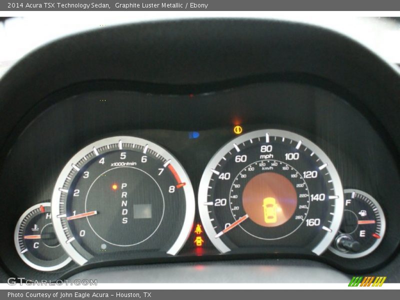 Graphite Luster Metallic / Ebony 2014 Acura TSX Technology Sedan