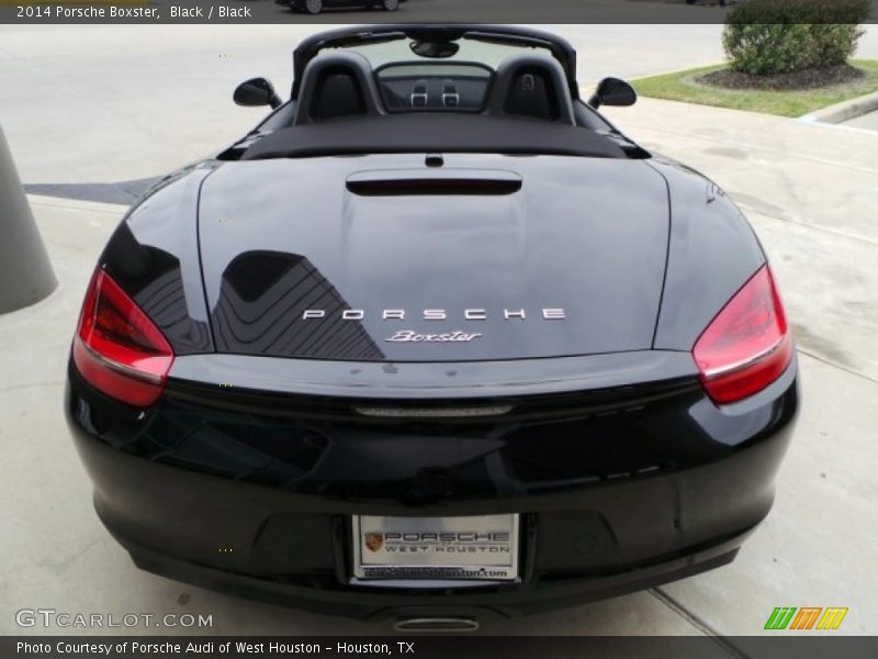 Black / Black 2014 Porsche Boxster