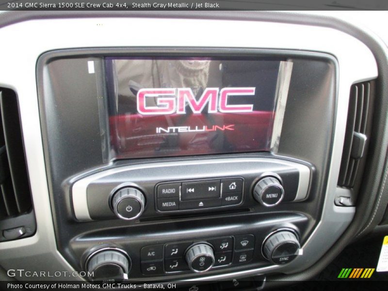 Stealth Gray Metallic / Jet Black 2014 GMC Sierra 1500 SLE Crew Cab 4x4