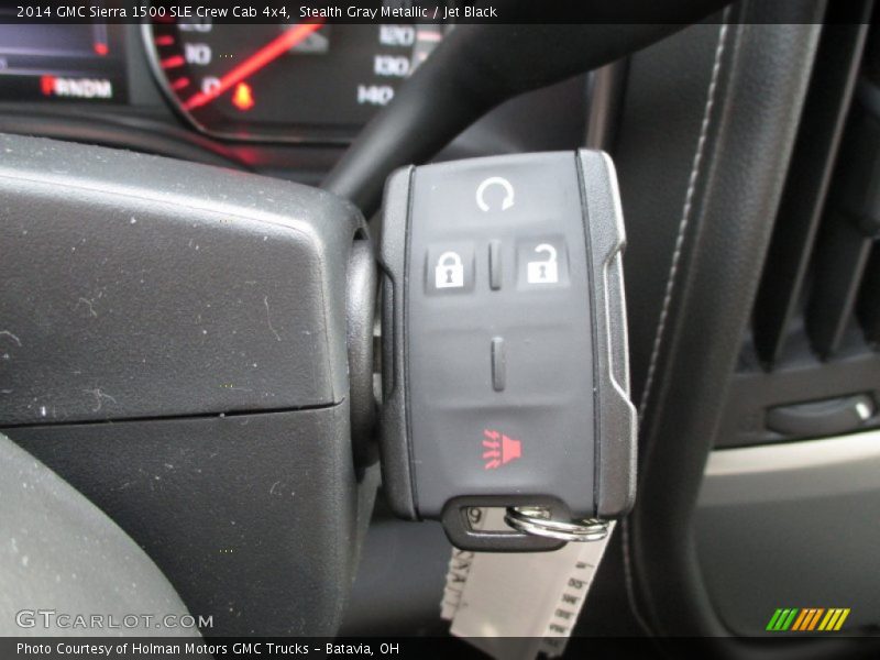 Stealth Gray Metallic / Jet Black 2014 GMC Sierra 1500 SLE Crew Cab 4x4
