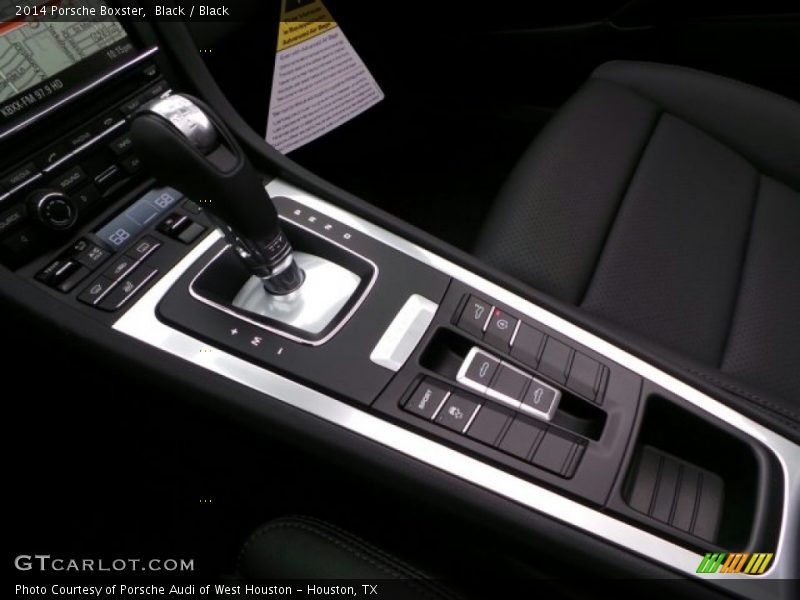 Controls of 2014 Boxster 