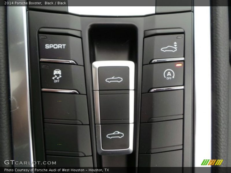 Controls of 2014 Boxster 