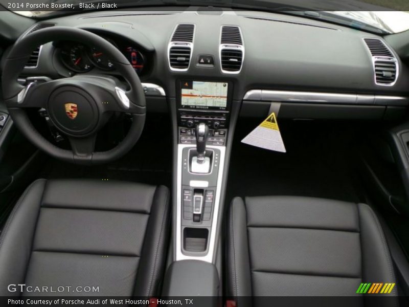 Dashboard of 2014 Boxster 