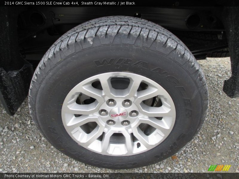 Stealth Gray Metallic / Jet Black 2014 GMC Sierra 1500 SLE Crew Cab 4x4