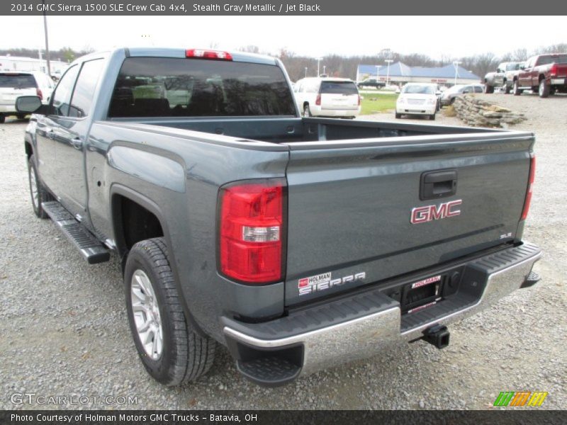 Stealth Gray Metallic / Jet Black 2014 GMC Sierra 1500 SLE Crew Cab 4x4