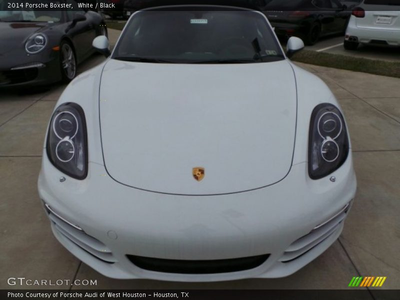 White / Black 2014 Porsche Boxster