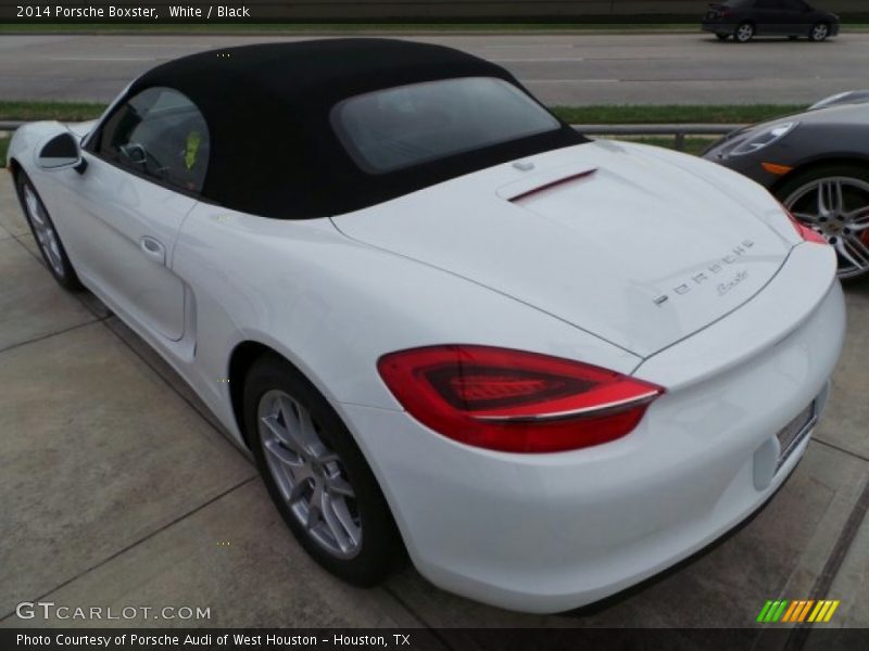 White / Black 2014 Porsche Boxster