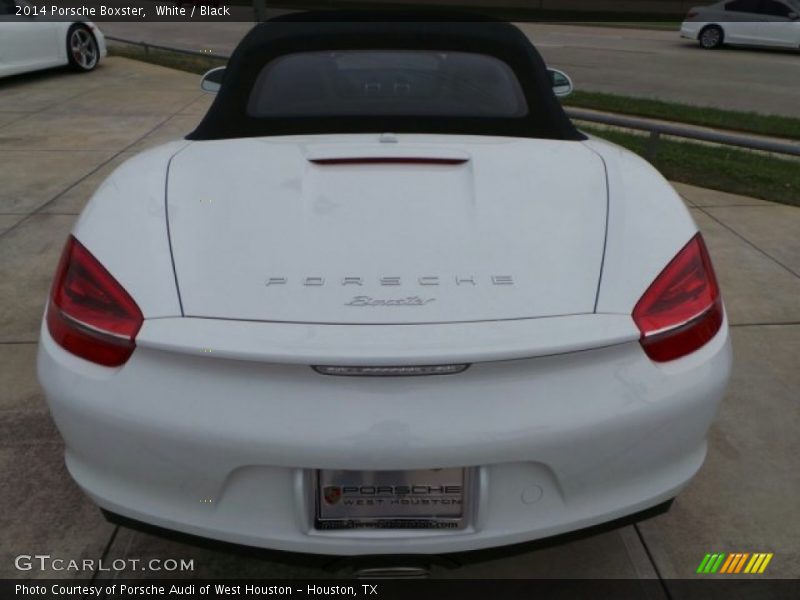 White / Black 2014 Porsche Boxster