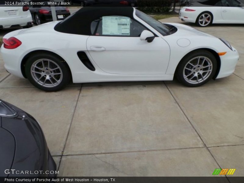 White / Black 2014 Porsche Boxster