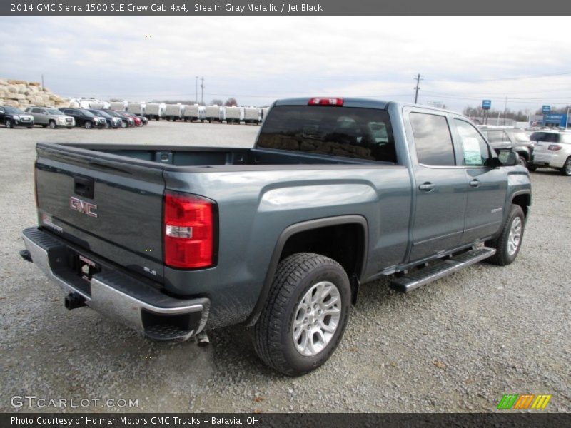 Stealth Gray Metallic / Jet Black 2014 GMC Sierra 1500 SLE Crew Cab 4x4