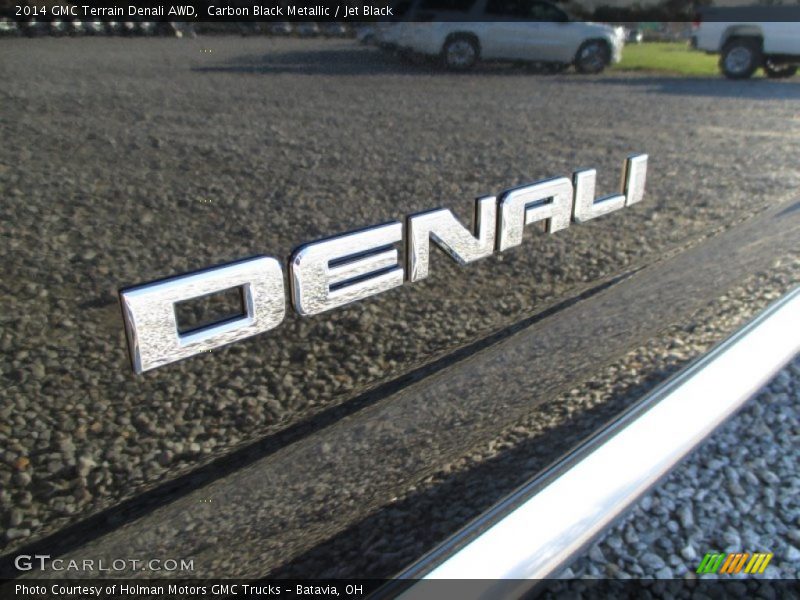 Carbon Black Metallic / Jet Black 2014 GMC Terrain Denali AWD