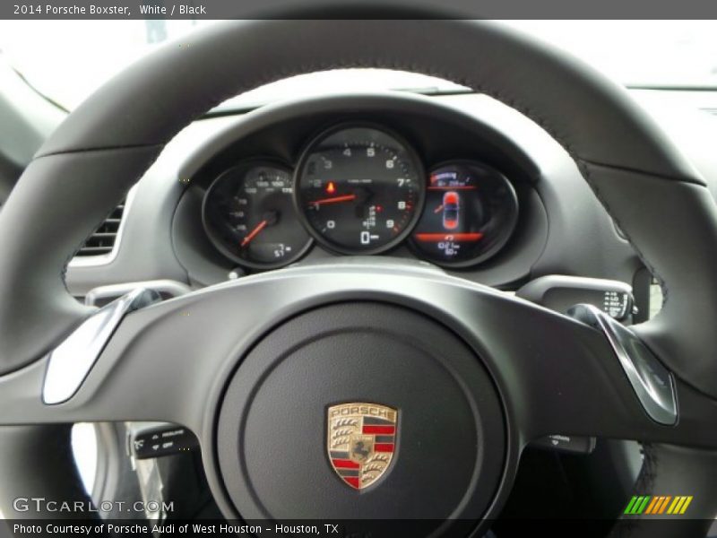 White / Black 2014 Porsche Boxster