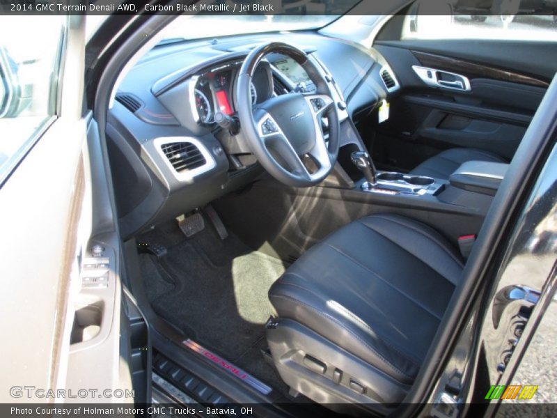 Carbon Black Metallic / Jet Black 2014 GMC Terrain Denali AWD