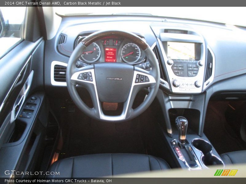 Carbon Black Metallic / Jet Black 2014 GMC Terrain Denali AWD