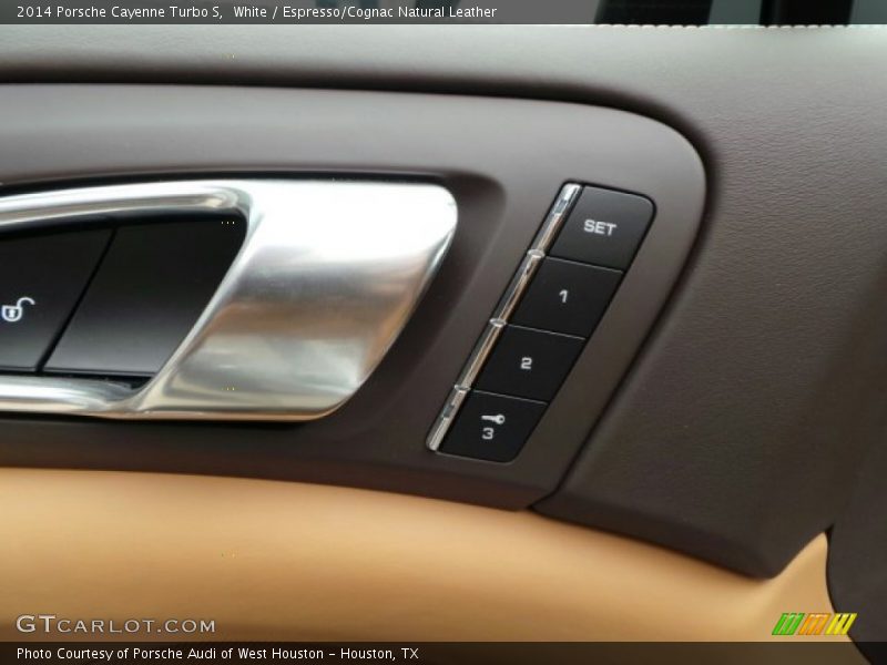 White / Espresso/Cognac Natural Leather 2014 Porsche Cayenne Turbo S