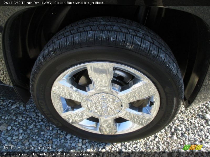 Carbon Black Metallic / Jet Black 2014 GMC Terrain Denali AWD