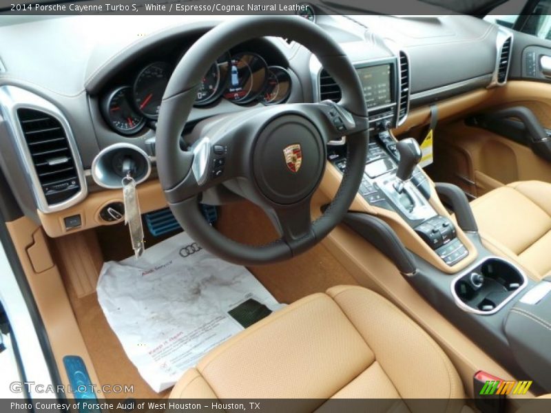  2014 Cayenne Turbo S Espresso/Cognac Natural Leather Interior