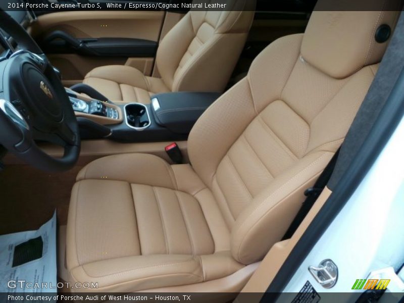 Front Seat of 2014 Cayenne Turbo S