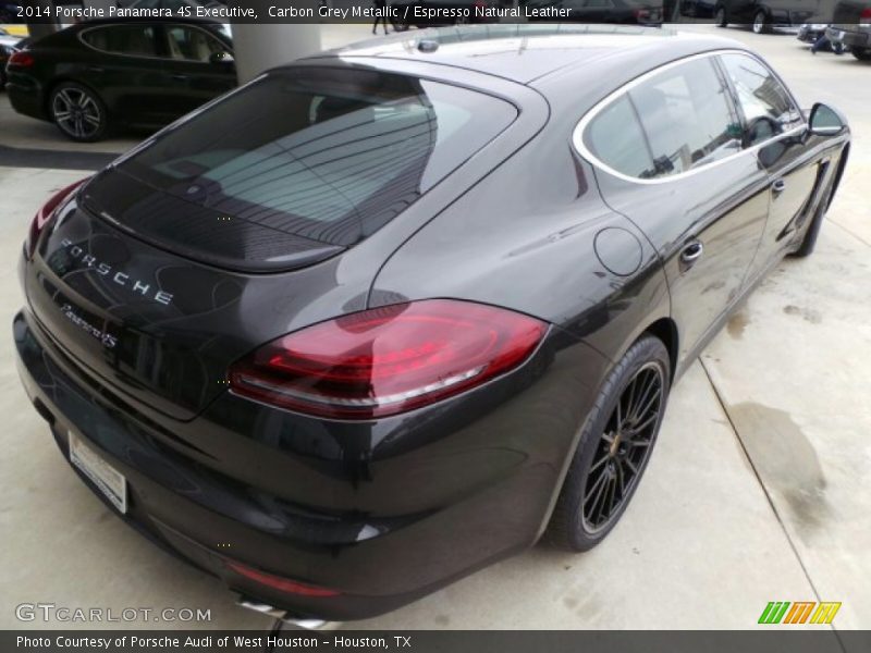 Carbon Grey Metallic / Espresso Natural Leather 2014 Porsche Panamera 4S Executive