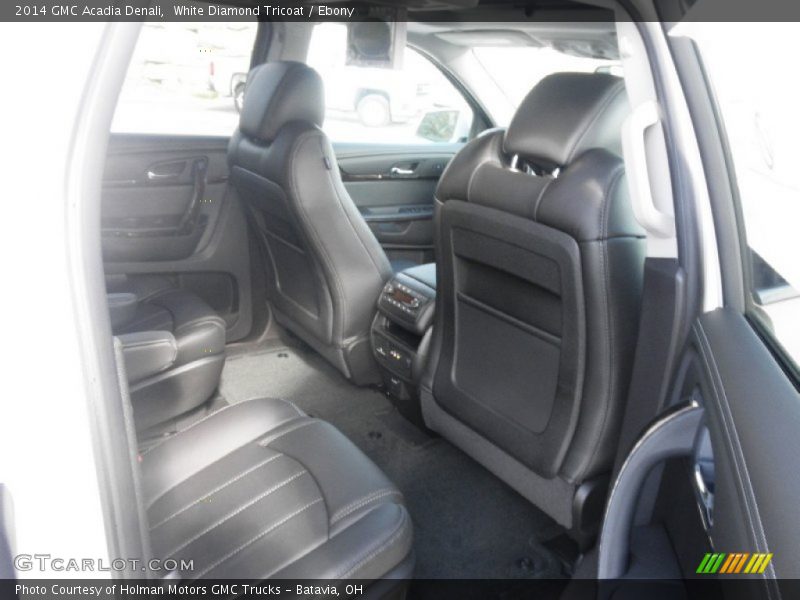 White Diamond Tricoat / Ebony 2014 GMC Acadia Denali
