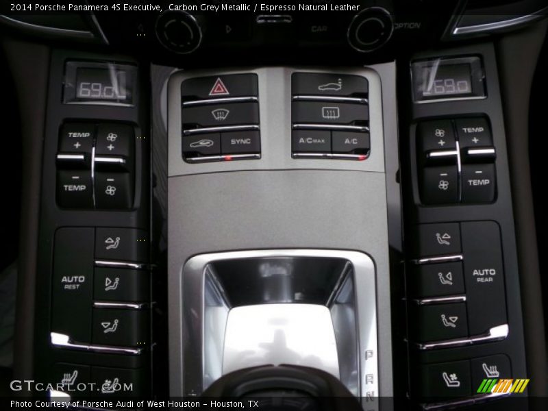 Controls of 2014 Panamera 4S Executive